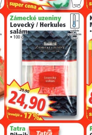 Zámecké uzeniny Lovecký / Herkules salám