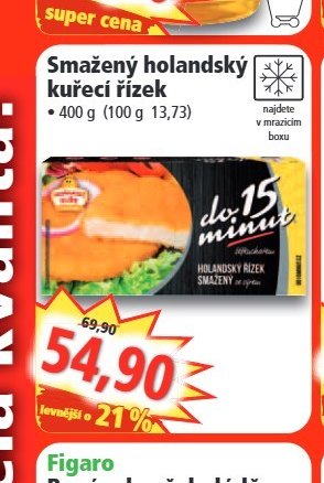 Smažený holandský kuřecí řízek