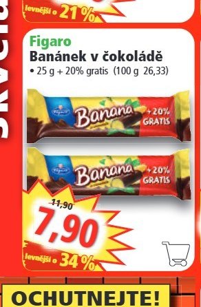 Figaro Banánek v čokoládě