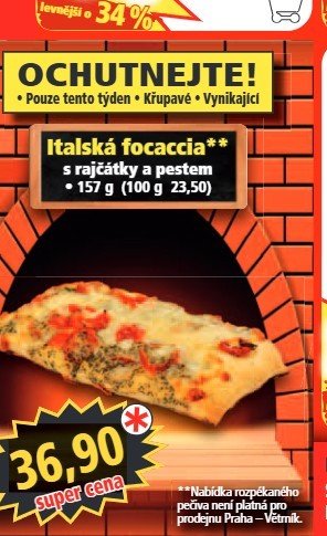 Italská focaccia