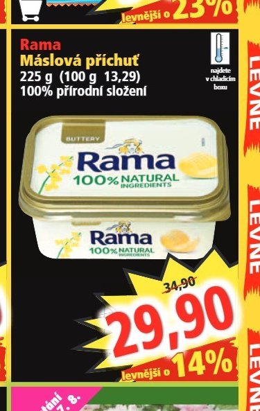 Rama Máslová příchuť 225 g
