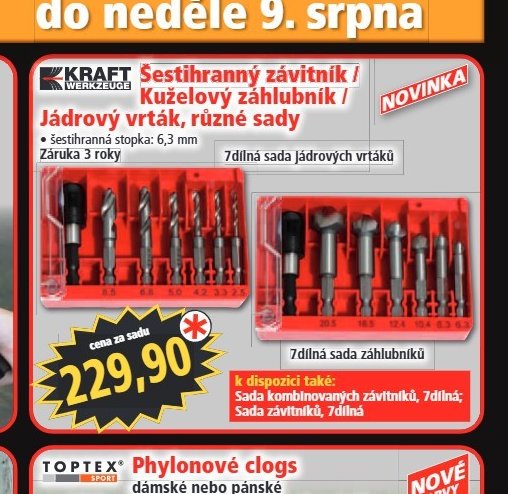 Šestihranný závitník / Kuželový záhlubník