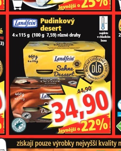 Pudinkový desert