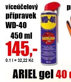 víceúčelový přípravek WD-40 450 ml