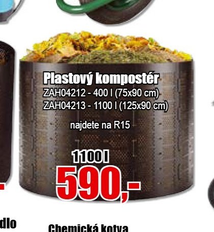 Plastový kompostér 1100 l