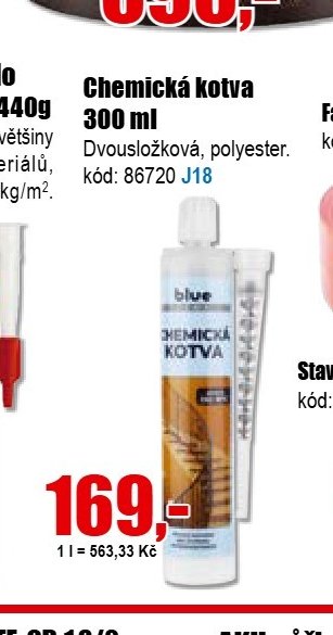 Chemická kotva 300 ml