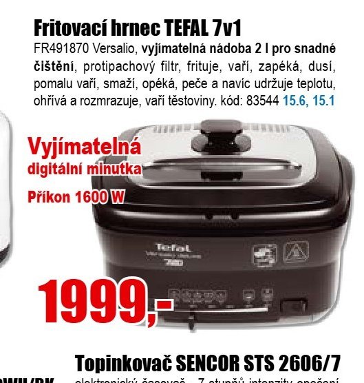 Fritovací hrnec TEFAL 7v1