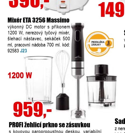 Mixér ETA 3256 Massimo