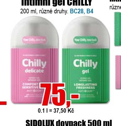 Intimní gel CHILLY