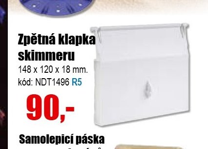 Zpětná klapka skimmeru