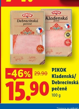 PIKOK Kladenská/Debrecínská pečeně