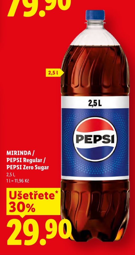 MIRINDA / PEPSI Regular / PEPSI Zero Sugar
