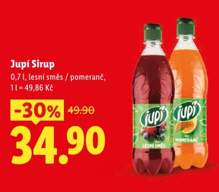 Jupí Sirup 0,7 l