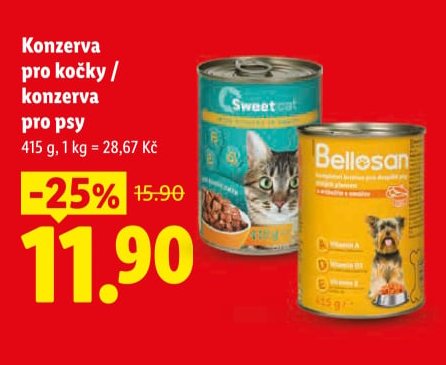 Konzerva pro kočky / konzerva pro psy 415 g