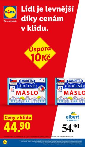 aktuální leták Lidl 3.8.2026-5.8.2026