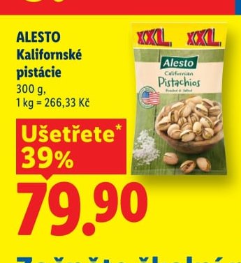 ALESTO Kalifornské pistácie