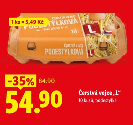 Čerstvá vejce L