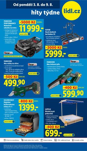 aktuální leták Lidl 3.8.2026-9.8.2026