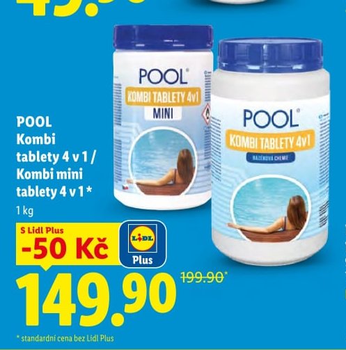 POOL Kombi tablety 4 v 1 / Kombi mini tablety 4 v 1