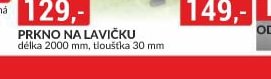 PRKNO NA LAVIČKU délka 2000 mm, tloušťka 30 mm