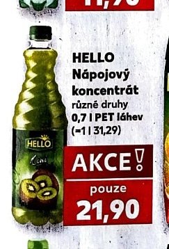 Hello Nápojový koncentrát