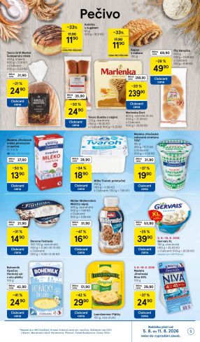 aktuální leták Tesco 5.8.2026-11.8.2026