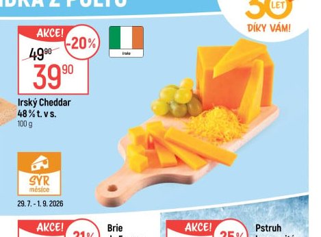 Irský Cheddar