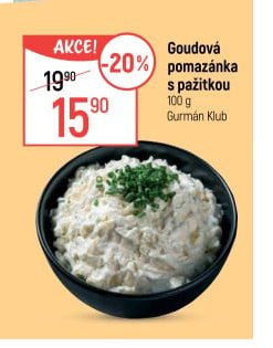 Gudová pomazánka s pažitkou