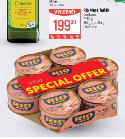 Rio Mare Tuňák multipack