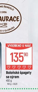 Boloňské špagety se sýrem