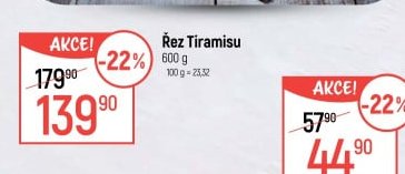 Řez Tiramisu