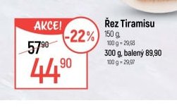 Řez Tiramisu 150 g
