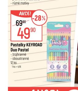 Pastelky KEYROAD Duo Pastel