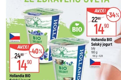 Hollandia BIO Selský jogurt bílý