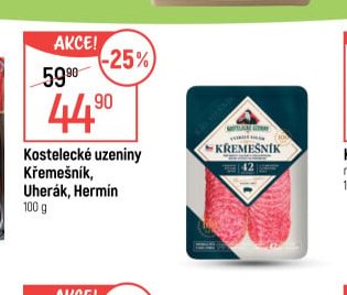 Kostelecké uzeniny Křemešník, Uherák, Hermín