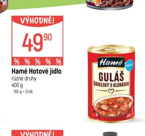Hamé Hotové jídlo