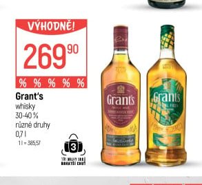 Grant's whisky 0,7 l