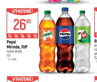 Pepsi, Mirinda, 7UP