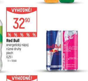 Red Bull energetický nápoj