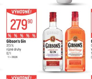 Gibson's Gin