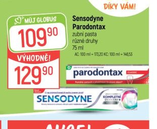 Sensodyne Parodontax zubní pasta