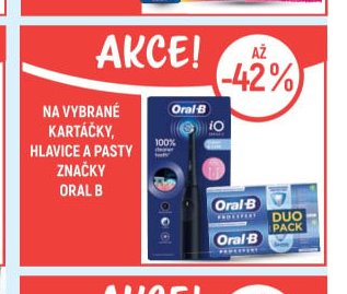 Oral-B kartáčky, hlavice a pasty