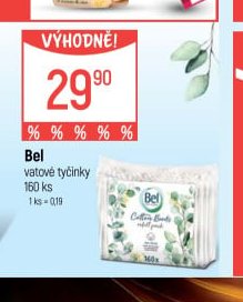 Bel vatové tyčinky