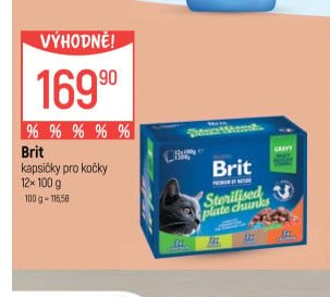 Brit kapsičky pro kočky