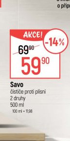 Savo čistič proti plísni