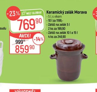 Keramický zelák Morava