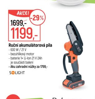 Ruční akumulátorová pila
