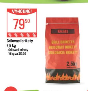 Grilovací brikety