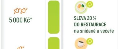 SLEVA 20 % DO RESTAURACE na snídaně a večeře