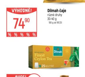 Dilmah čaje